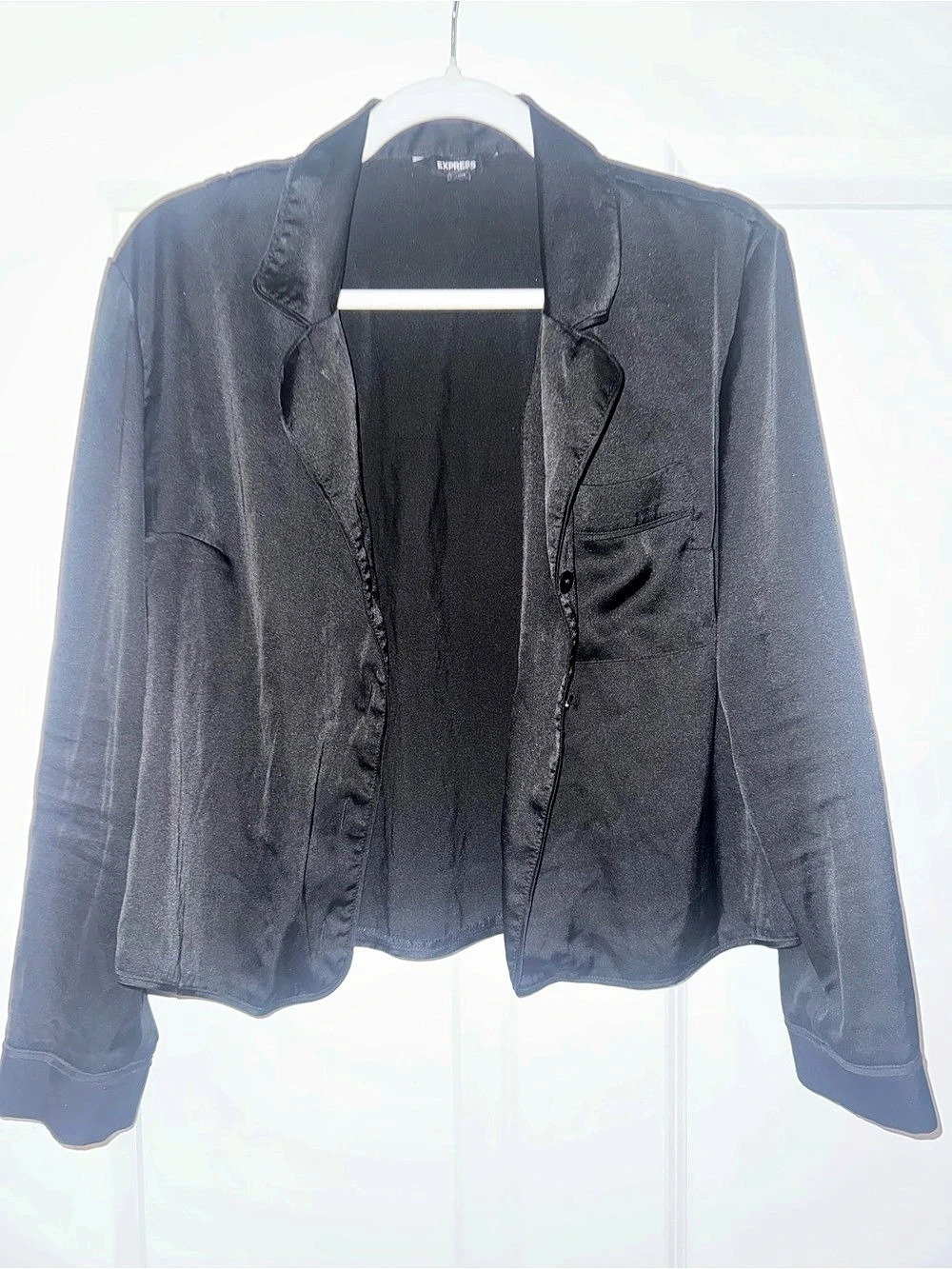 2 Piece Matching Set: Y2K Express satin Pajamas Size Small